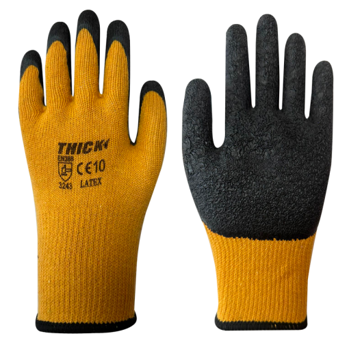 GUANTE MULTIFLEX PALMA LÁTEX AMARILLO THICK