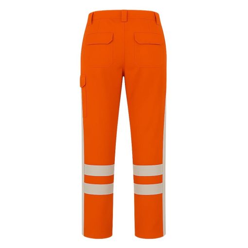 PANTALÓN NARANJA ALTA VISIBILIDAD ACKERLAND - Imagen 2
