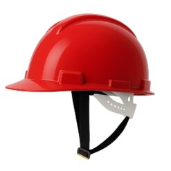 CASCO ROJO DRILO CON ARNÉS PLÁSTICO